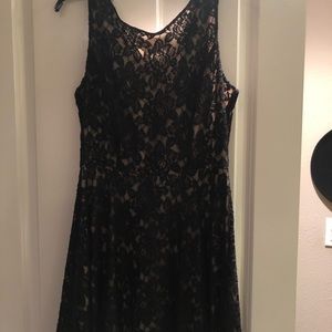 Nordstrom Black lace dress